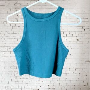 Wild Fable cropped racer back tank. Size medium. NWT